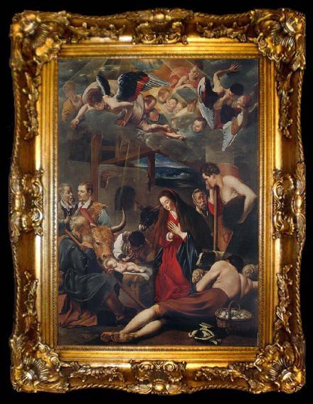 framed  MAINO, Fray Juan Bautista The Adoration of the Shepherds, ta009-2